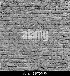 Gray heavily textured brick background, vertical panorama for creative copy space, vertical aspect Stock Photo