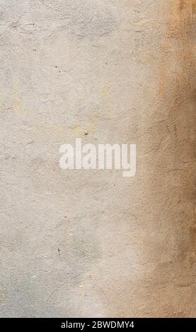 Tall background of grungy concrete, industrial backdrop texture, copy space, vertical aspect Stock Photo