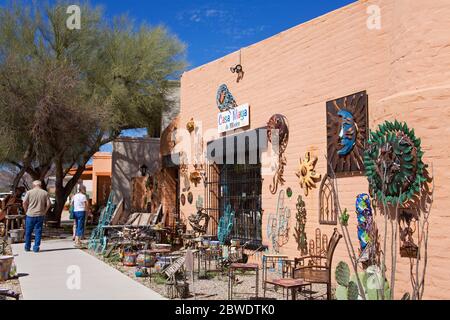 Store, Tubac, Greater Tucson Region, Arizona, USA Stock Photo