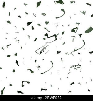 abstract design point shapes isolated on white marble, seamless pattern Stock Vector