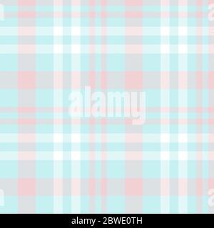 Plaid Tartan Checkered Seamless Pattern- Plaid, checkered, tartan seamless pattern suitable for fashion textiles and graphics Stock Vector