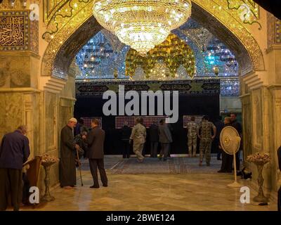 Samarra,  Iraq, 06 09 2019: The al-Askari (Hasan Askari) shrine in the Iraqi city of Samarra. Shrine of Imam al-Hadi and Imam al-Askari. Stock Photo