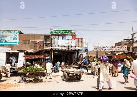 Down town of Uch, Uch Sharif, Bahawalpur district, Punjab Province, Pakistan, South Asia, Asia Stock Photo