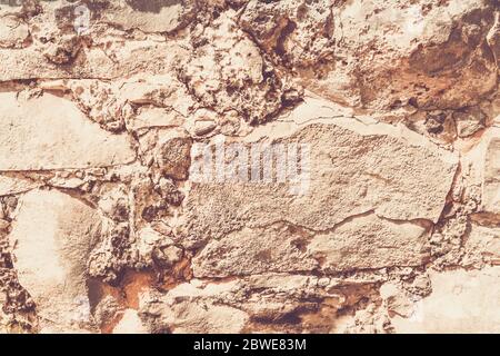 Natural stone texture background, toned in trendy shades. Any purpose backdrop Stock Photo