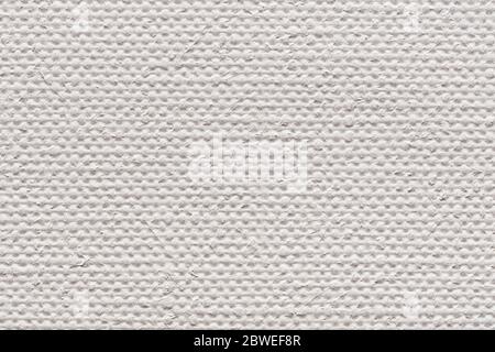 White linen canvas texture with contrast surface relief for your style. Stock Photo