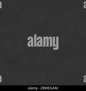 Black leather, macro texture. Seamless square background, tile ready. Stock Photo