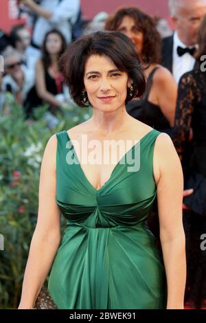 VENICE, ITALY - SEPTEMBER 01:  Hiam Abbass attends the opening ceremony and the 'Black Swan' premiere during the 67th Venice Film Festival Stock Photo