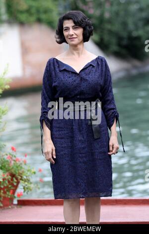 VENICE, ITALY - SEPTEMBER 03: Hiam Abbass attends the 67th Venice Film Festival on September 3, 2010 in Venice, Italy. Stock Photo