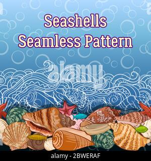 Sea Exotic Background Stock Vector