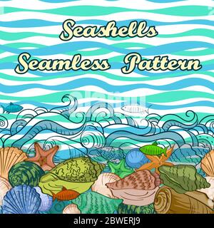 Sea Exotic Background Stock Vector