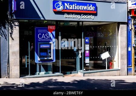 High Street Branch Of Nationwide Building Society Stock Photo