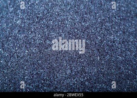 Background and texture black foam with memory effect for mattresses. Stock Photo