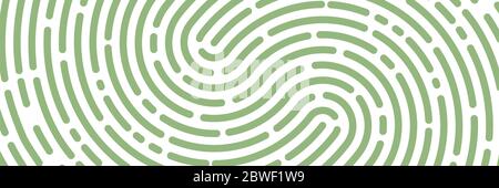 Fingerprint background. Unicum finger print green pattern. Vector maze. Police line background Stock Vector