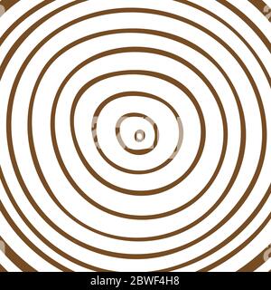 Abstract wooden background. Wooden board cross section rings texture. Wood plank pattern. Part of set. Stock Vector