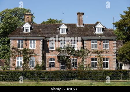 BALCOMBE, WEST SUSSEX/UK - MAY 31 : View of Stone Hall a grade 1 listed building near Balcombe in West Sussex on May 31, 2020 Stock Photo