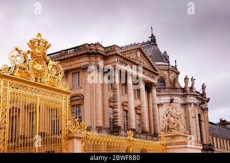 Baroque Versailles in France. Stock Photo