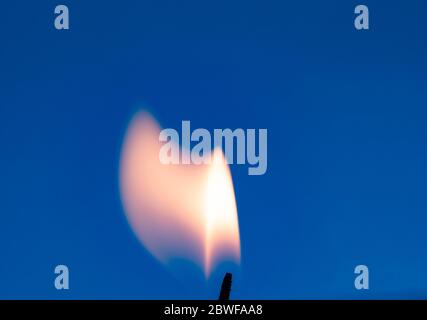 T light candle flame Stock Photo