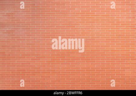 True red brick wall for texture background Stock Photo