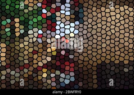The Hexagon Rainbow background and pastel color. Cute bright multicolor purple blue green yellow orange pink red stripe Abstract backdrop. Stock Photo