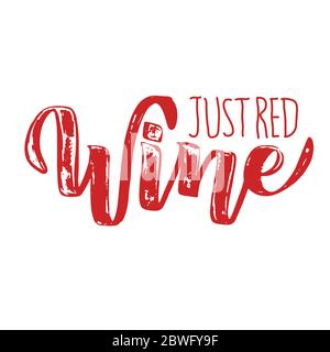 just red wine Stock Vector