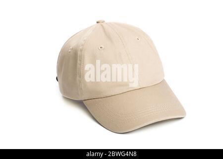 Working peaked cap. Isolated on a white background. Stock Photo