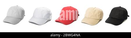 Working peaked cap. Isolated on a white background. Stock Photo