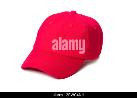 Working peaked cap. Isolated on a white background. Stock Photo
