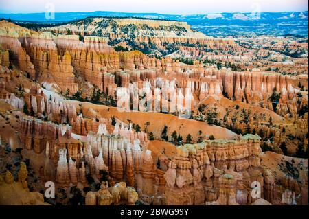 Eroded rock formations of Bryce Canyon, Utah, USA Stock Photo