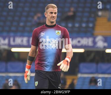 LONDON, ENGLAND - APRIL 22, 2019: Joe Hart of Burnley pictured ahead of the 2018/19 Premier League game between Chelsea FC and Burnley FC at Stamford Stock Photo