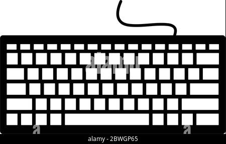 keyboard icon vector Stock Vector