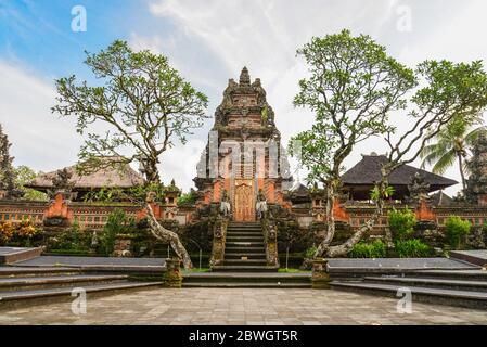 Pura Taman Kemuda Saraswati Temple in Ubud, Bali island, Indonesia Stock Photo
