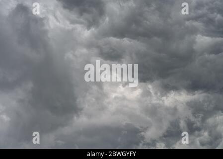 Thunderclouds. Storm clouds before the storm. Stock Photo