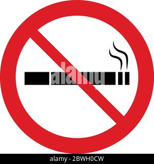 No smoking icon. no Stock Vector