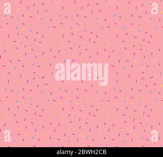 Vector seamless pattern with donuts  vector wallpapers, fabric, texture, background Stock Vector