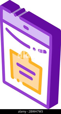 Bio Supplements Package isometric icon vector illustration Stock Vector