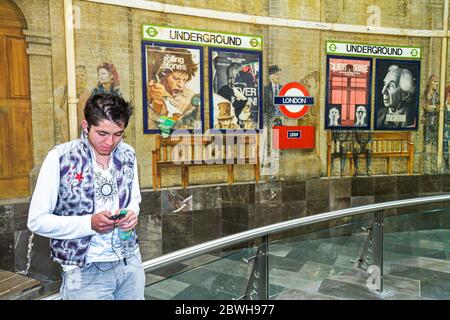 Mexico City,México,Mexican,Metro,Pantitlan Station,STC,subway,train,mass transit,Insurgentes Station,Line,subway,train,Hispanic ethnic boy boys male k Stock Photo