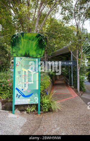 Kuranda Township in Queensland Australia Stock Photo