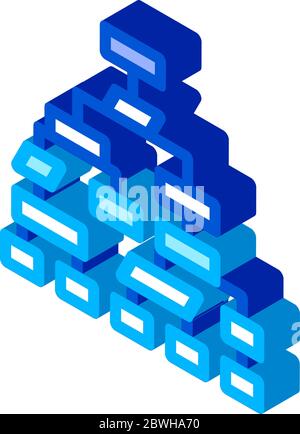 Infrastructure project icon isometric vector. Power line pylon ...