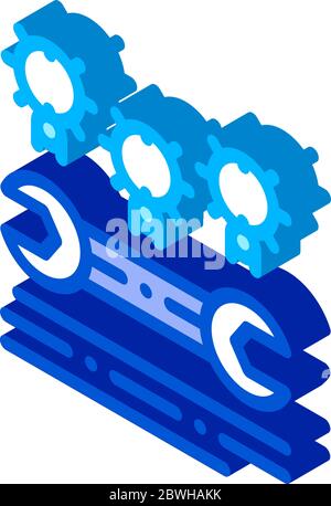 Bug Beetle Coding System isometric icon vector illustration Stock Vector