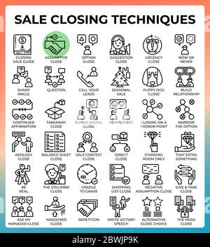 Techniques Icons Set Stock Vector Image & Art - Alamy