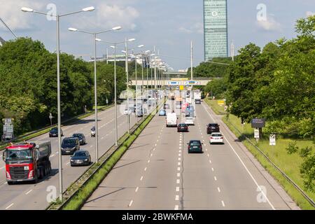 City Of Munich Middle Ring Traffic Across The John F Kennedy Bridge city-of-munich-middle-ring-traffic-across-the-john-f-kennedy-bridge