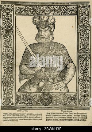 Portrait of Georg von Frundsberg (1473-1528), German military and ...