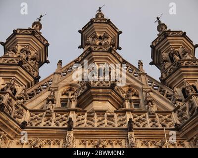 Leuven Town Hall (Belgium) Stock Photo