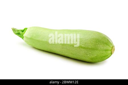 Fresh zucchini isolated on a white background Stock Photo