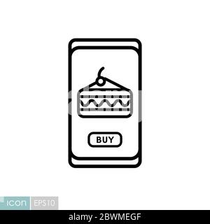 Fast food delivery service vector icon Stock Vector