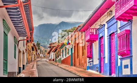 Bogota, La Candelaria, HDR Image Stock Photo