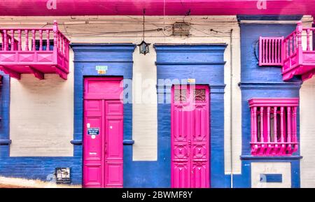 Bogota, La Candelaria, HDR Image Stock Photo