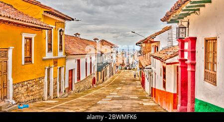 Bogota, La Candelaria, HDR Image Stock Photo