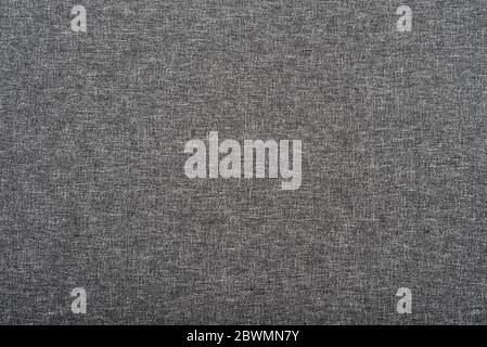 Textured grey fabric background. Gray texture of fabric. Stock Photo