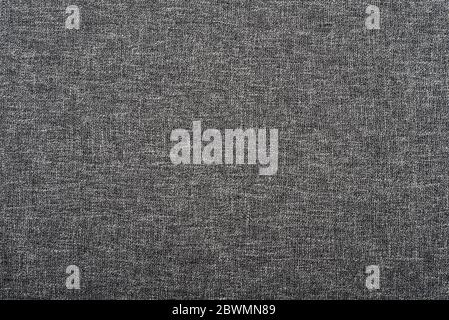Textured grey fabric background. Gray texture of fabric. Stock Photo